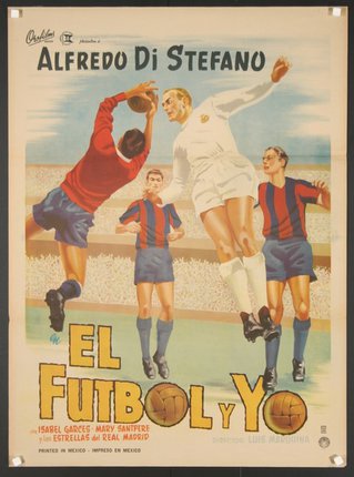 a poster of a football game