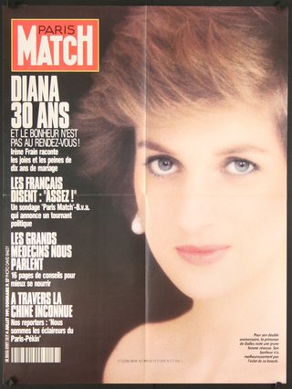 a magazine cover with a woman's face