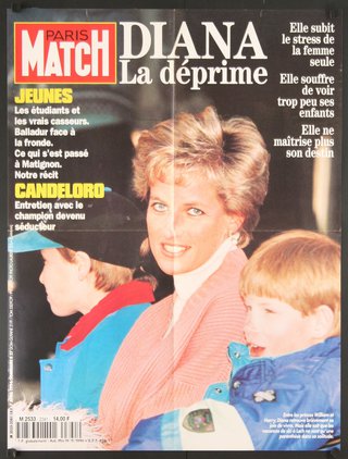 a magazine cover with a woman and two children