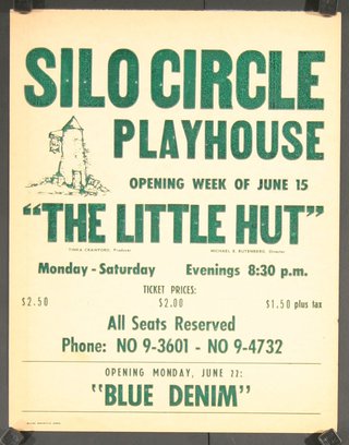 a poster for a play house