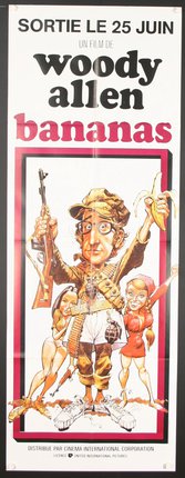 a poster of a cartoon character holding guns