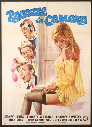 a movie poster of a woman sitting on a chair
