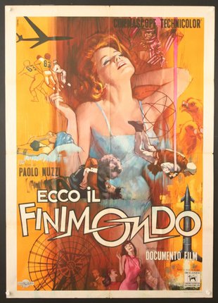 a movie poster with a woman holding a net