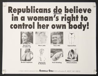 a poster with images of women and body parts
