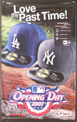 a pair of baseball caps on a box