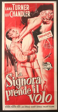 a movie poster of a man holding a woman