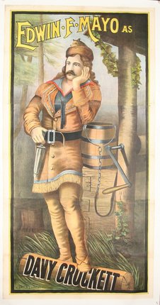 a poster of a man in a cowboy garment