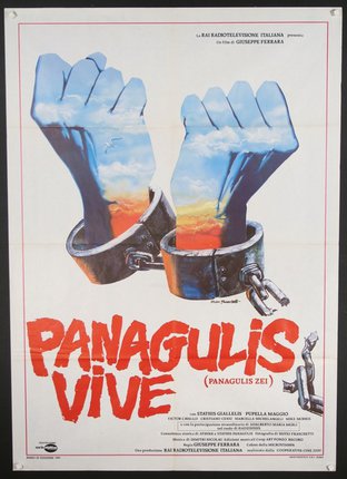 a movie poster with hands in handcuffs