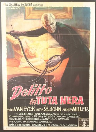a movie poster of a man holding a cable