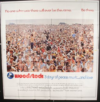 a poster of a large crowd of people