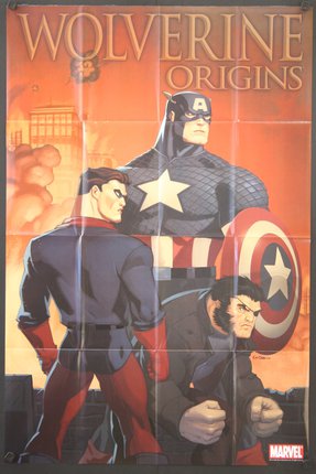 a poster of superheroes