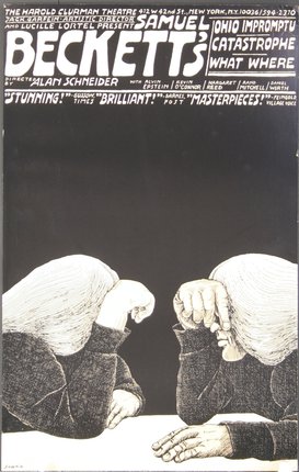 a poster of two women with white hair