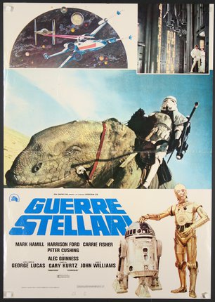 a movie poster with a robot and a man riding a robot