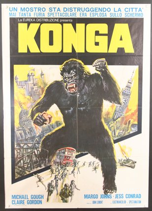 a poster of a gorilla