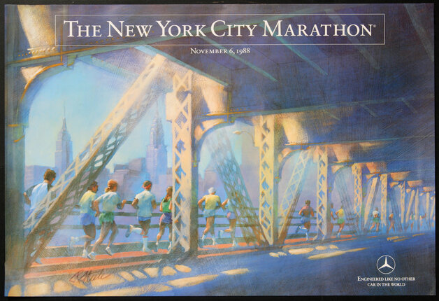 a poster of a marathon