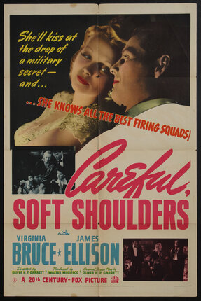 a movie poster with a man and woman