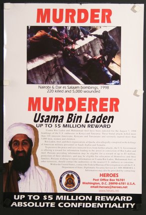 a poster of a terrorist attack