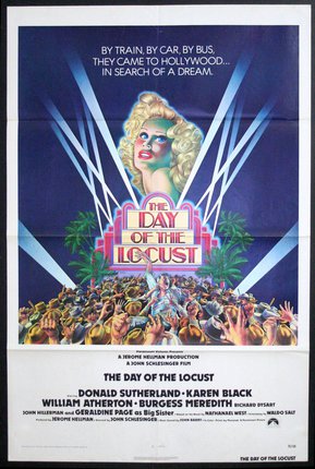 a movie poster of a woman with a crowd of people