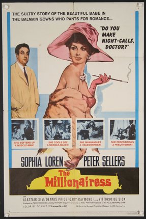 a movie poster of a woman smoking a cigarette