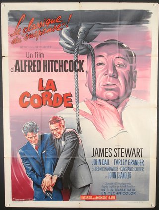 a movie poster of a man holding a rope