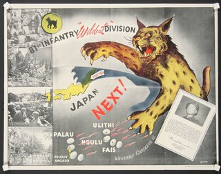 a poster of a tiger attacking a cat