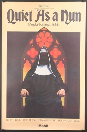 a poster of a nun