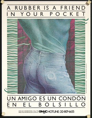 a poster of a man's butt