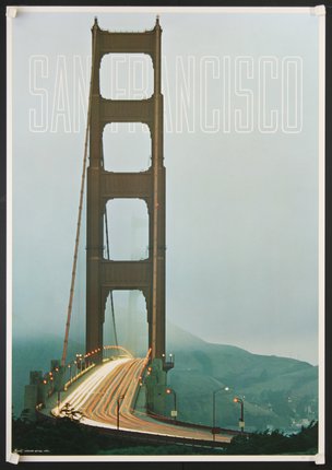 a poster of a bridge