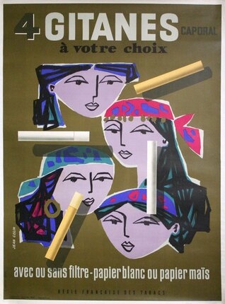a poster with a group of women's faces