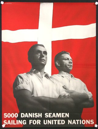 a poster of two men crossing their arms