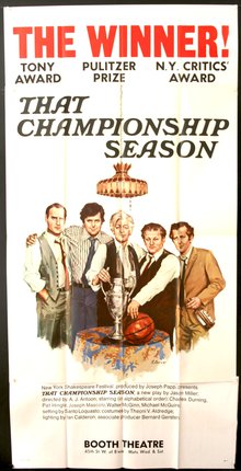 a poster of a basketball championship season