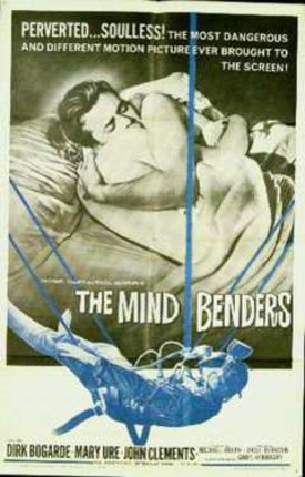 a movie poster of a man sleeping on a bed