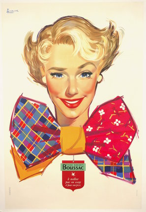a woman with a bow tie
