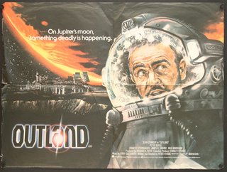 a poster of a man in a space suit