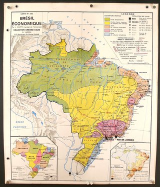 a map of the brazilian continent