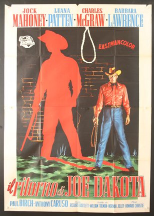 a movie poster of a man and a lasso