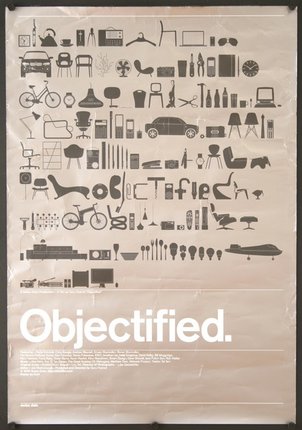 a poster with icons of furniture