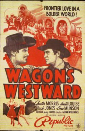 a movie poster of men in cowboy hats