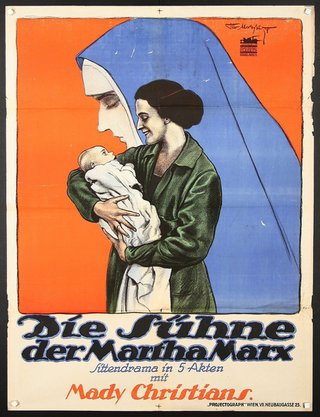 a poster of a woman holding a baby