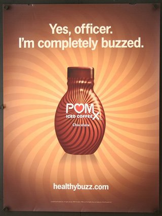 a poster of a chocolate drink