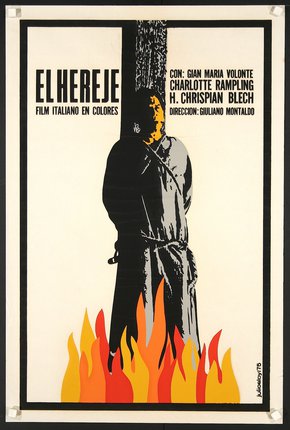 a poster of a man in a robe