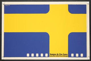 a yellow and blue rectangular object