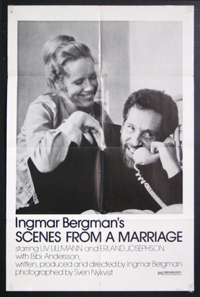 a movie poster of a man and woman smiling