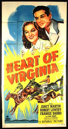 a movie poster with a woman and horses