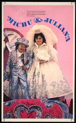 a poster of a bride and groom