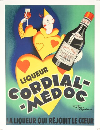 a poster of a liquor