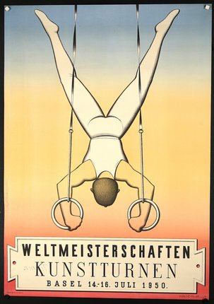 a poster of a gymnastic ring