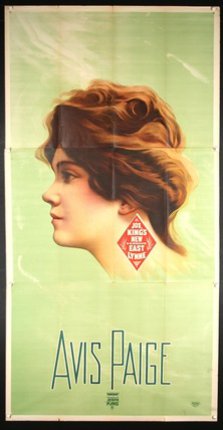 a poster of a woman's profile