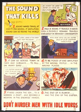 a poster with a cartoon of a man and a man on fire