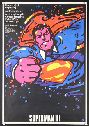 a poster of a superhero